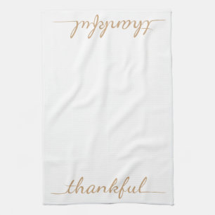 Serviette de cuisine reconnaissante de