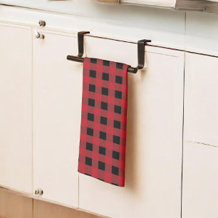 Serviette de cuisine Red Buffalo Plaid pour Décor
