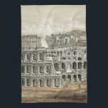 Serviette de cuisine "Rome Coliseum"<br><div class="desc">Vous cherchez quelque chose de spécifique ? Laissez un commentaire ci-dessous sur ce dont vous avez besoin et nous ferons de notre mieux pour l'afficher pour vous. —VintageWorks</div>