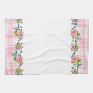 Serviette de cuisine rose de cuisine
