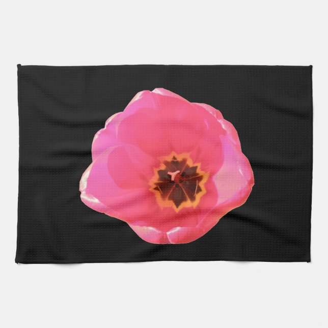 Serviette de cuisine rose Tulip (Horizontal)