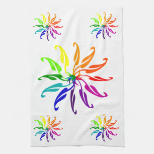 Serviette de cuisine - Roues de couleur