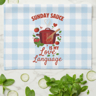 Serviette de cuisine Sauce dimanche