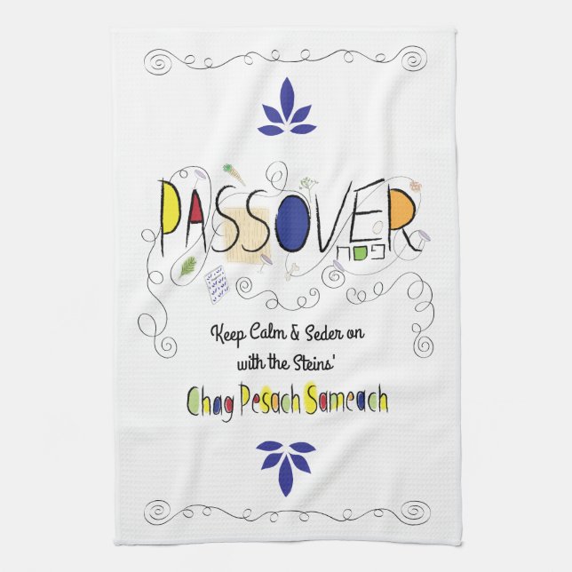 Serviette de cuisine "Seder On" (Vertical)