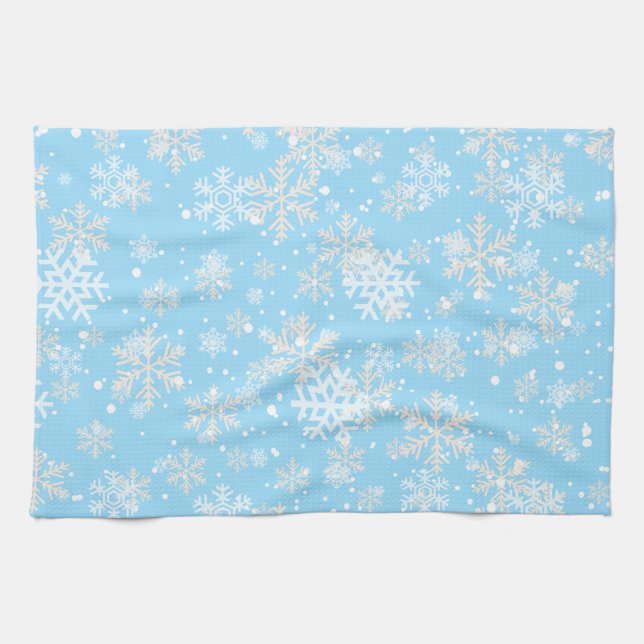 Serviette de cuisine Snowy Scene (Horizontal)