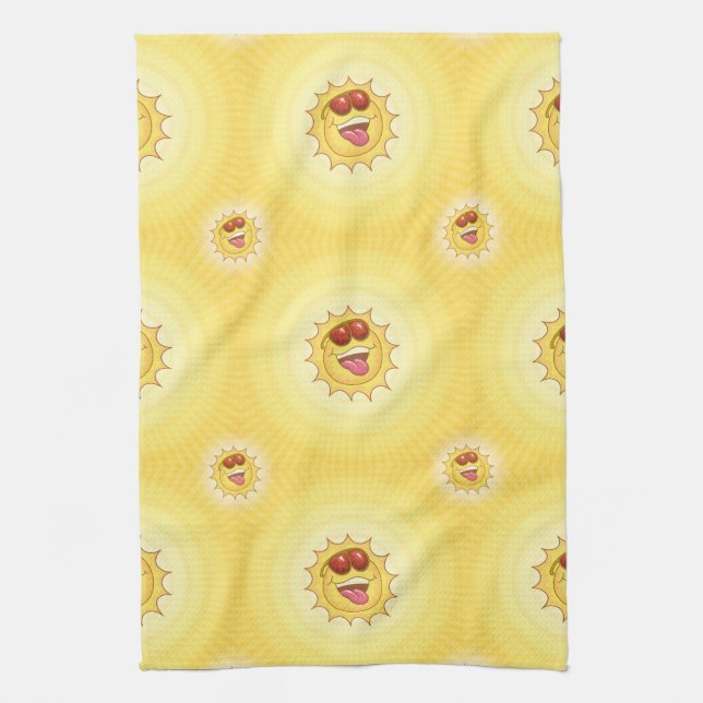 Serviette de cuisine Soleil Doré (Vertical)