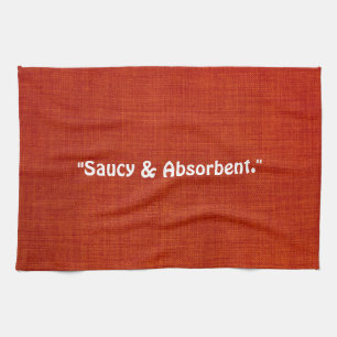 Serviette de cuisine souillée et absorbante