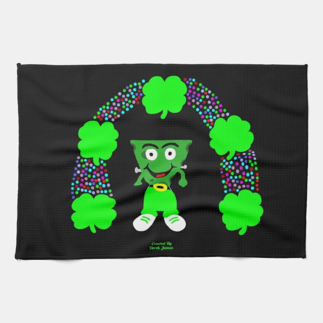 Serviette de cuisine St. Patrick's FrankenCheese (Horizontal)