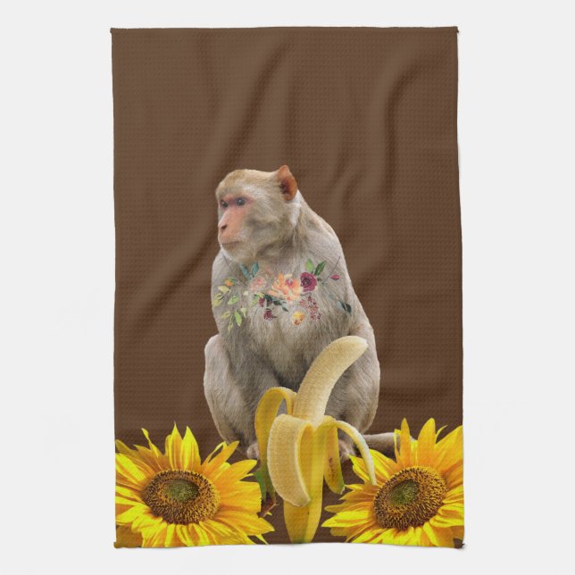Serviette de cuisine Sunflower Monkey (Vertical)