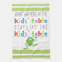 Serviette de cuisine "Table d'enfant passover"