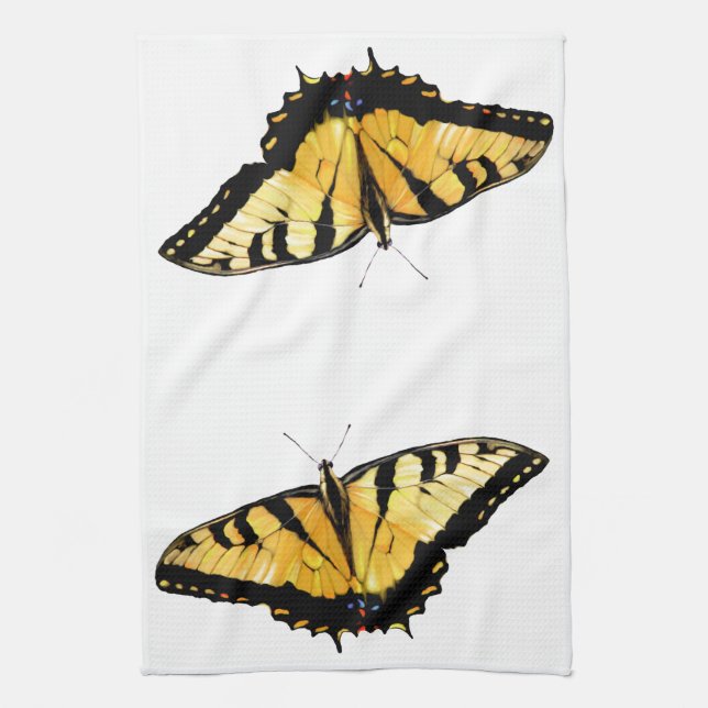 Serviette de cuisine Tiger Swallowtail (Vertical)