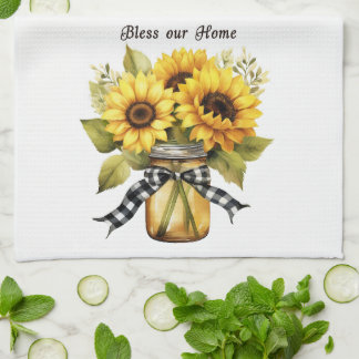 Serviette de cuisine tournesol