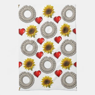 Serviette de cuisine tournesol