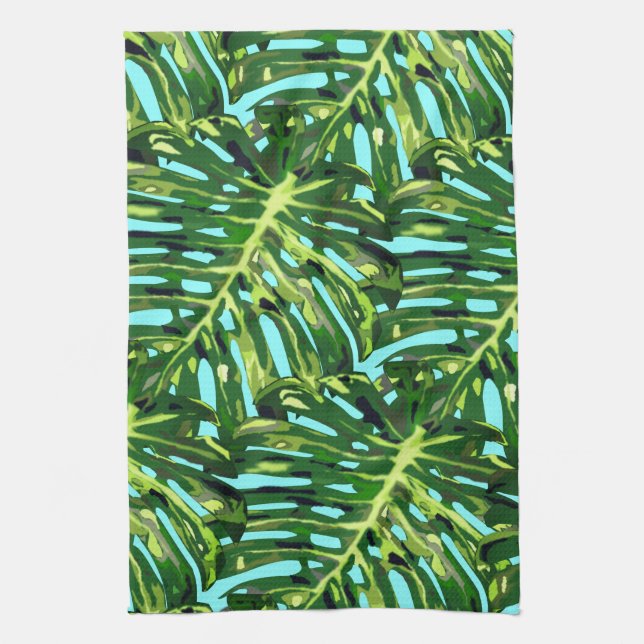 Serviette de cuisine tropicale (Vertical)