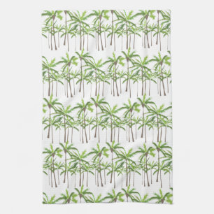 Serviette de cuisine tropicale Palm Tree
