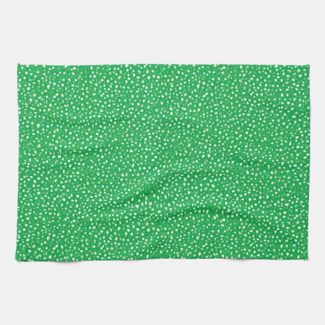 Serviette de cuisine verte (Horizontal)
