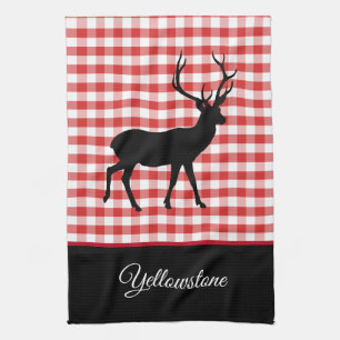 Serviette de cuisine Yellowstone Deer