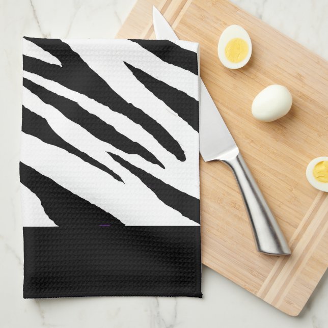Serviette de cuisine Zebra Print (Quart Plié)