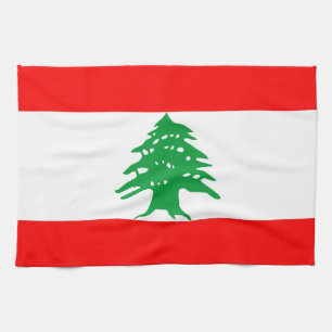serviette de drapeau de pays du Liban