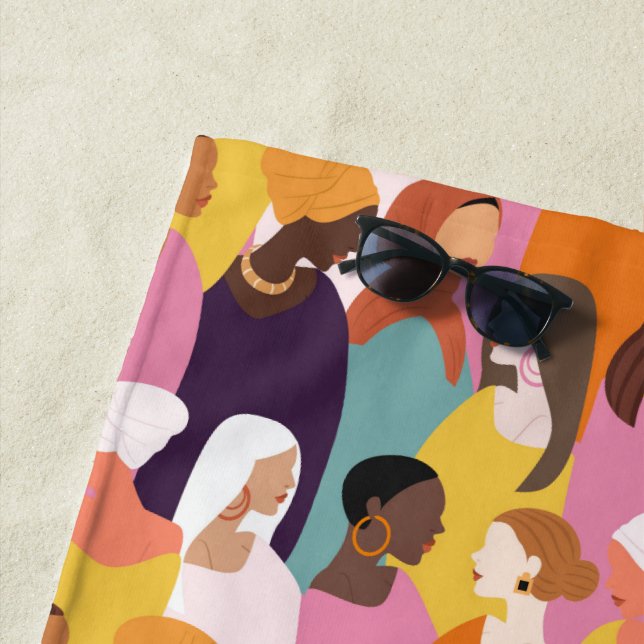 Serviette de fête des mères (En situation)