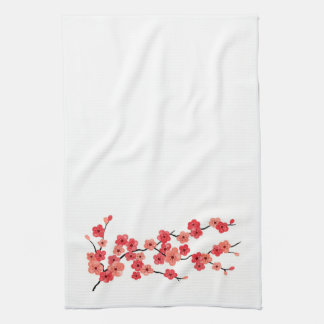 Serviette de fleurs de cerisier