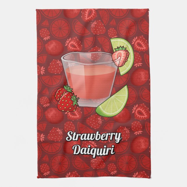 Serviette de fraise Daiquiri (Vertical)