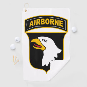 Serviette De Golf 101e division aéroportée Vétéran militaire