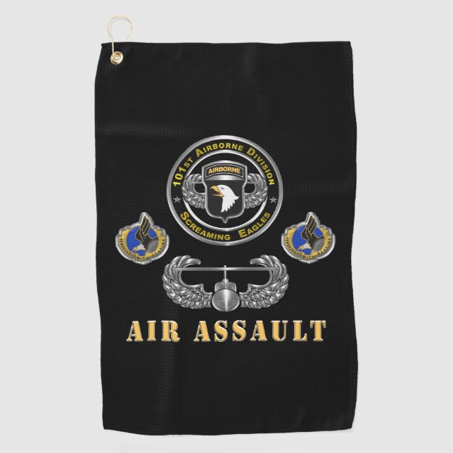 Serviette De Golf 101st Airborne Division Air Assault (Devant)