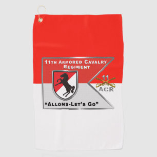 Serviette De Golf 11e régiment de cavalerie blindée ACR