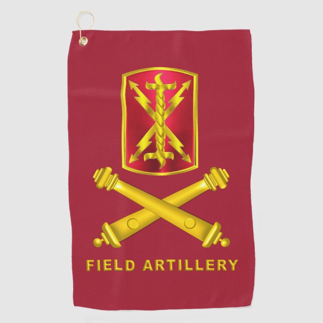 Serviette De Golf 17e brigade d'artillerie de campagne (Devant)