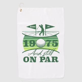 Serviette De Golf 1975 50e anniversaire Humour de golf