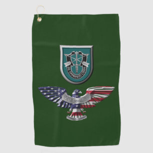 Serviette De Golf 19e Groupe des forces spéciales (A) Ancien aigle