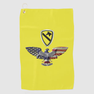 Serviette De Golf 1re Division de Cavalerie « First Team » Aigle