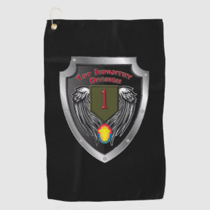 Serviette De Golf 1re division d'infanterie d'élite “Big Red One”