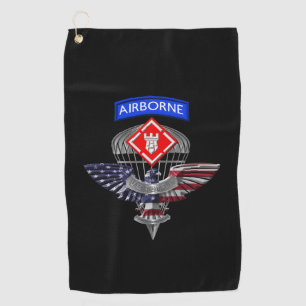Serviette De Golf 20e brigade du génie-aigle aéroporté