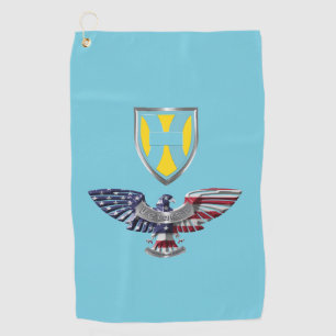 Serviette De Golf 21e Aigle de commande du théâtre