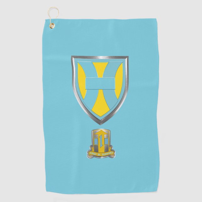 Serviette De Golf 21e Insigne de patch Customisé par la commande du  (Devant)