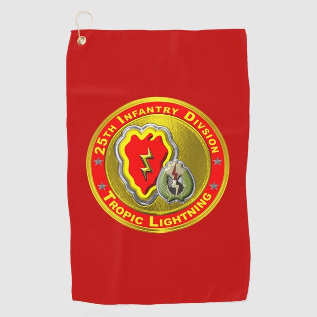Serviette De Golf 25e division d'infanterie  (Devant)