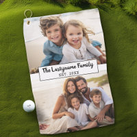 2 Photo Collage Nom de famille - Photos horizontal