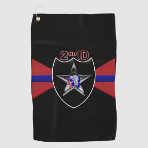 Serviette De Golf 2e division d'infanterie « Division Indianhead »