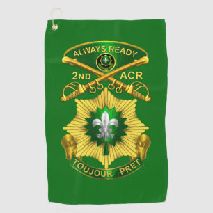 Serviette De Golf 2e Régiment de cavalerie blindée