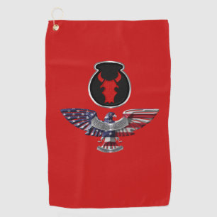 Serviette De Golf 34e division d'infanterie Aigle