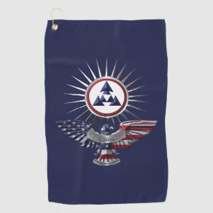 Serviette De Golf 3e Commandement de Soutien Aigle de Conception Spé