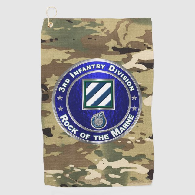 Serviette De Golf 3e division d'infanterie  (Devant)