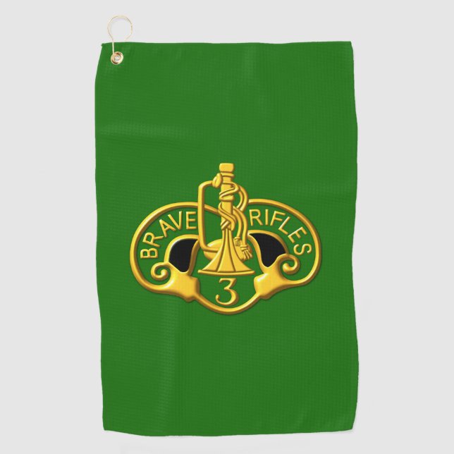 Serviette De Golf 3e régiment de cavalerie blindée    (Devant)