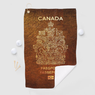 Serviette De Golf [400] Couverture canadienne du passeport