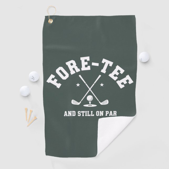 Serviette De Golf 40th Birthday Golf 40th Birthday Gift Golfing  (En situation)