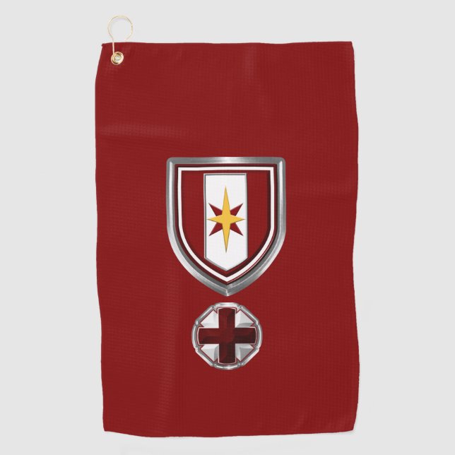 Serviette De Golf 44e brigade Médicale (Devant)