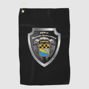 Serviette De Golf 525 Bouclier de la brigade de renseignement milita
