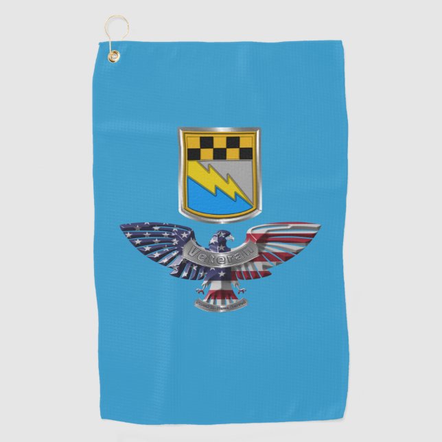 Serviette De Golf 525 Brigade de renseignement militaire Eagle (Devant)